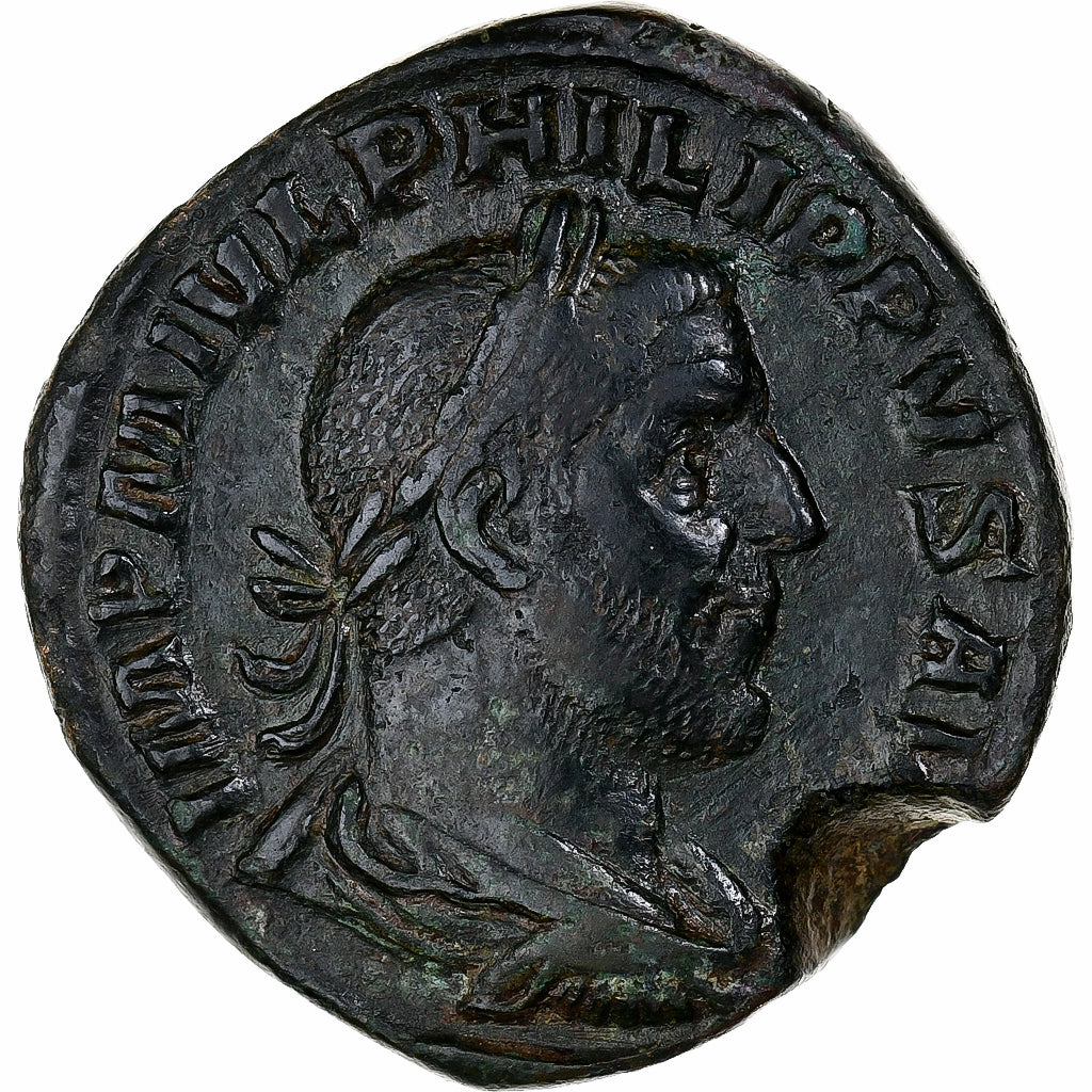 Philip I, Sesterzio, 244-249, Rome, Bronzo, BB, RIC:168