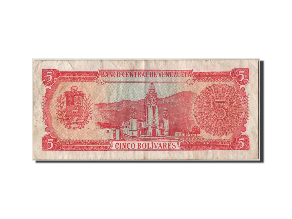 Geldschein, Venezuela, 5 Bolivares, 1989, 1989-09-21, SS