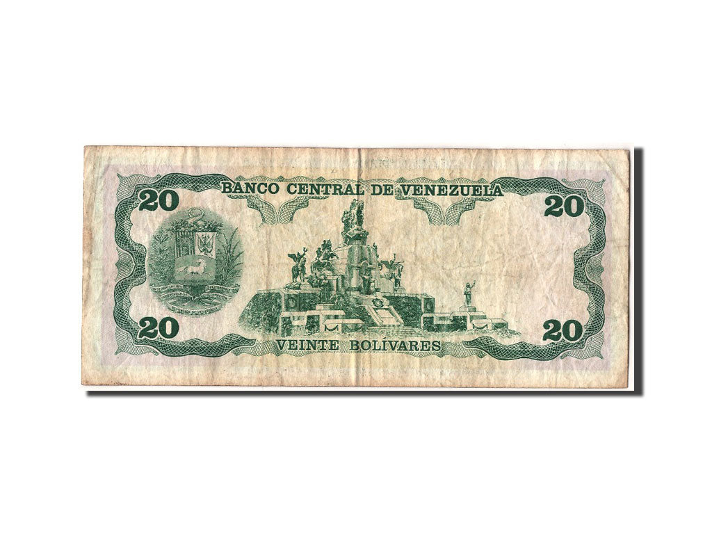 Billete, 20 Bolivares, 1992, Venezuela, 1992-12-08, MBC