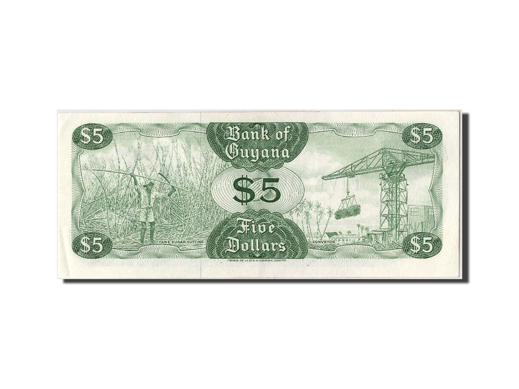 Banknote, Guyana, 5 Dollars, UNC(63)
