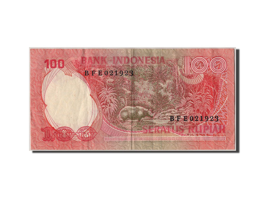 Banconote, Indonesia, 100 Rupiah, 1977, BB