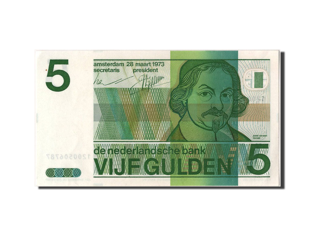 Banknote, Netherlands, 5 Gulden, 1973, 1973-03-28, UNC(65-70)