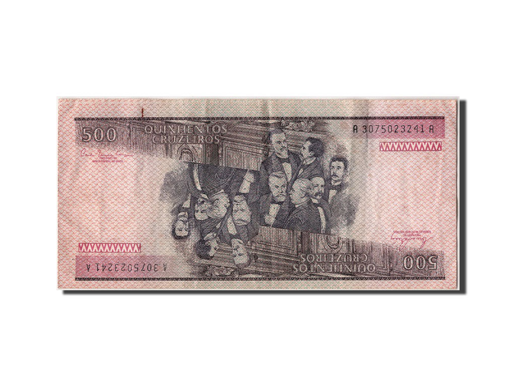 Billete, 500 Cruzeiros, Brasil, MBC
