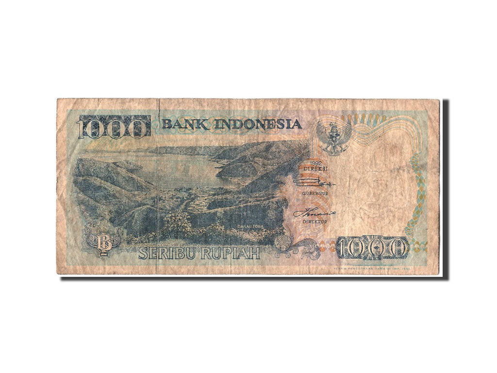 Biljet, Indonesië, 1000 Rupiah, 1998, B+