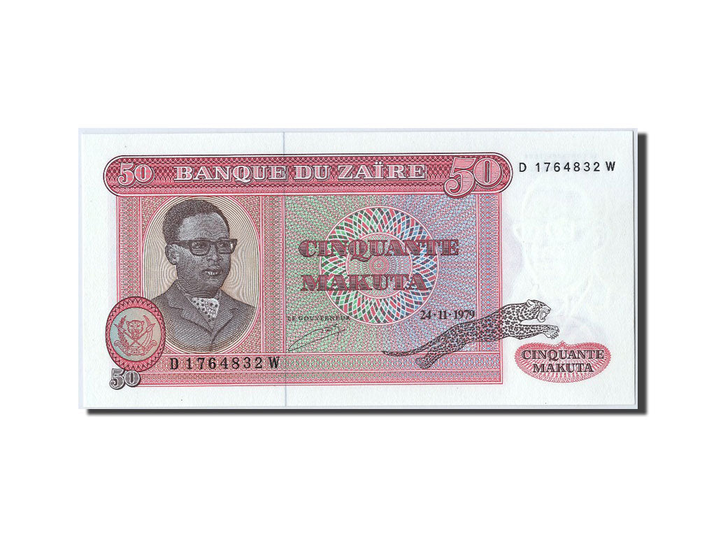 Banknote, Zaire, 50 Makuta, 1979, 1979-11-24, UNC(65-70)