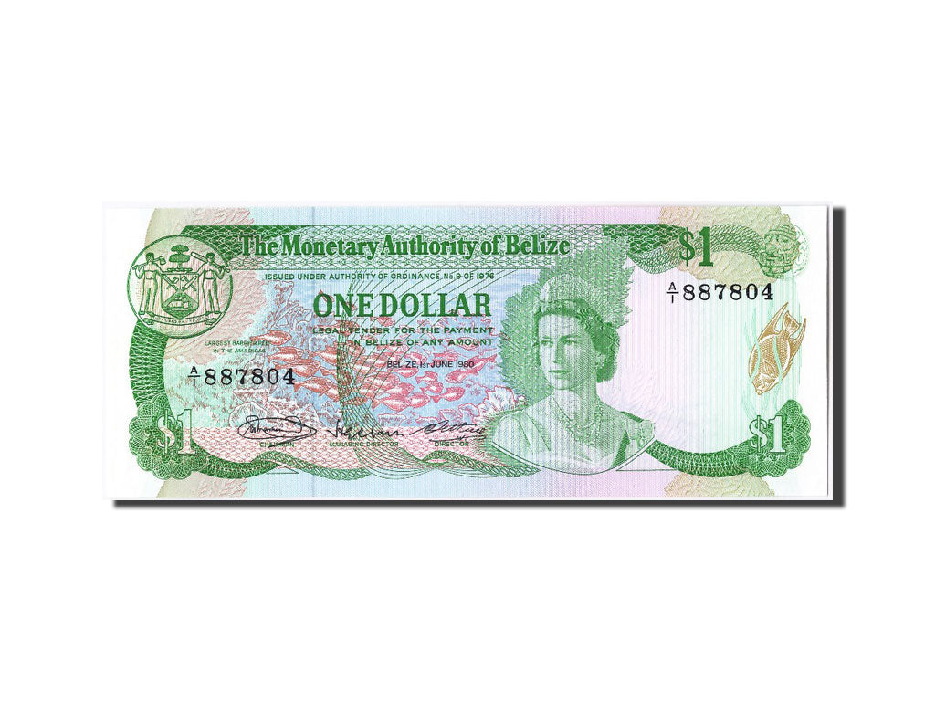 Banknote, Belize, 1 Dollar, 1980, 1980-06-01, UNC(65-70)