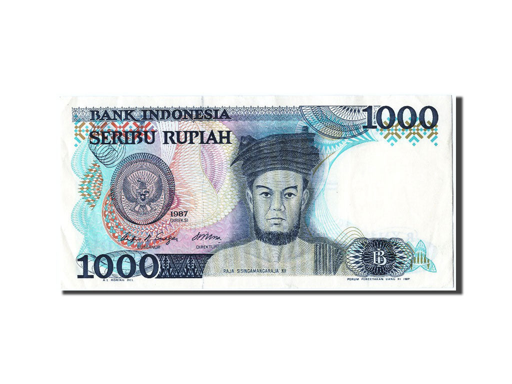 Banknote, Indonesia, 1000 Rupiah, 1987, AU(50-53)