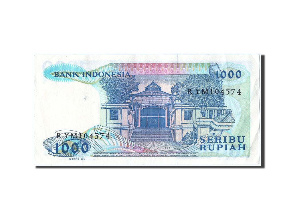 Banknote, Indonesia, 1000 Rupiah, 1987, AU(50-53)