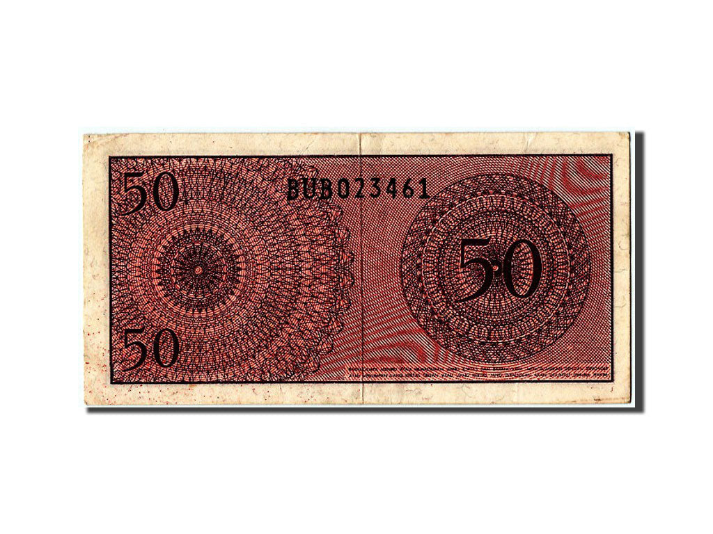 Banknote, Indonesia, 50 Sen, 1964, AU(55-58)