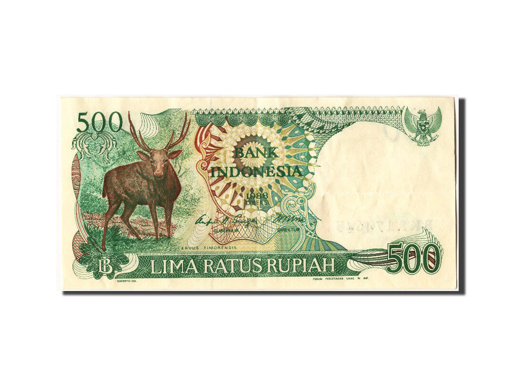 Billet, Indonésie, 500 Rupiah, 1988, TTB