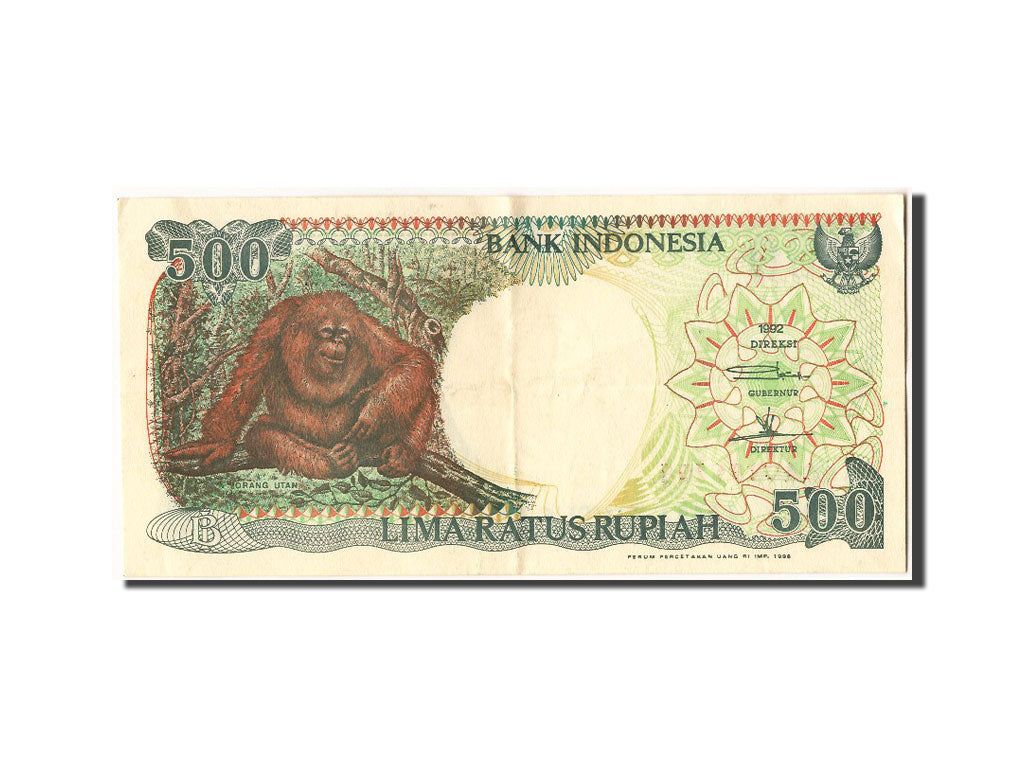 Banconote, Indonesia, 500 Rupiah, 1996, BB+