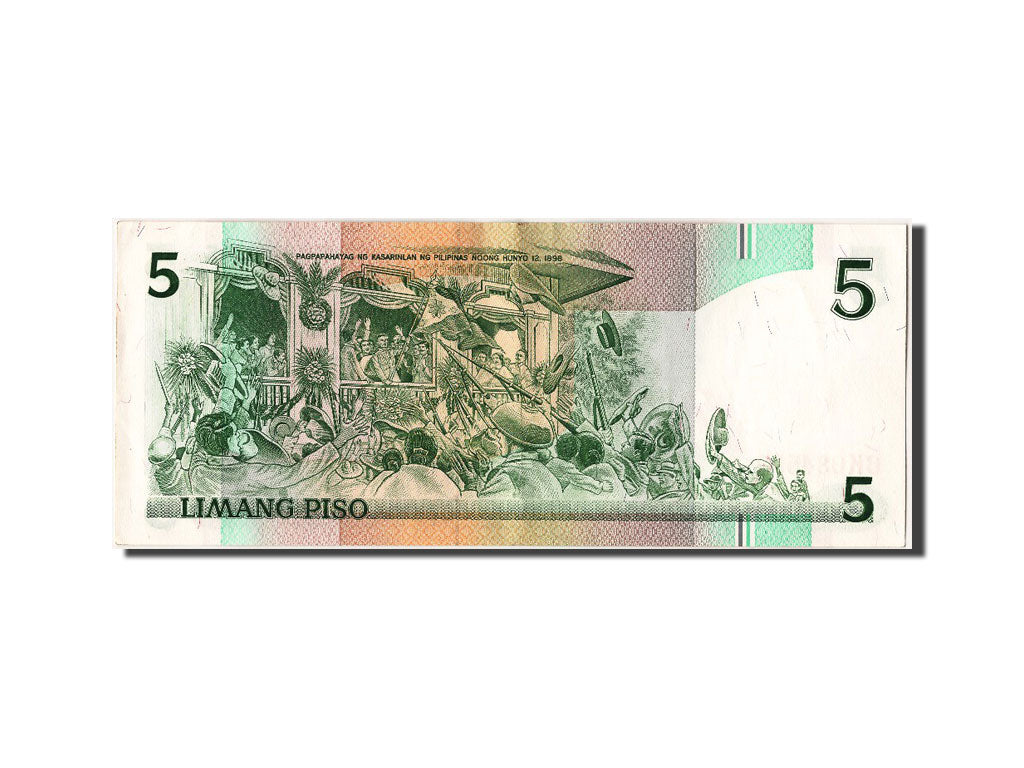 Banknote, Philippines, 5 Piso, UNC(60-62)