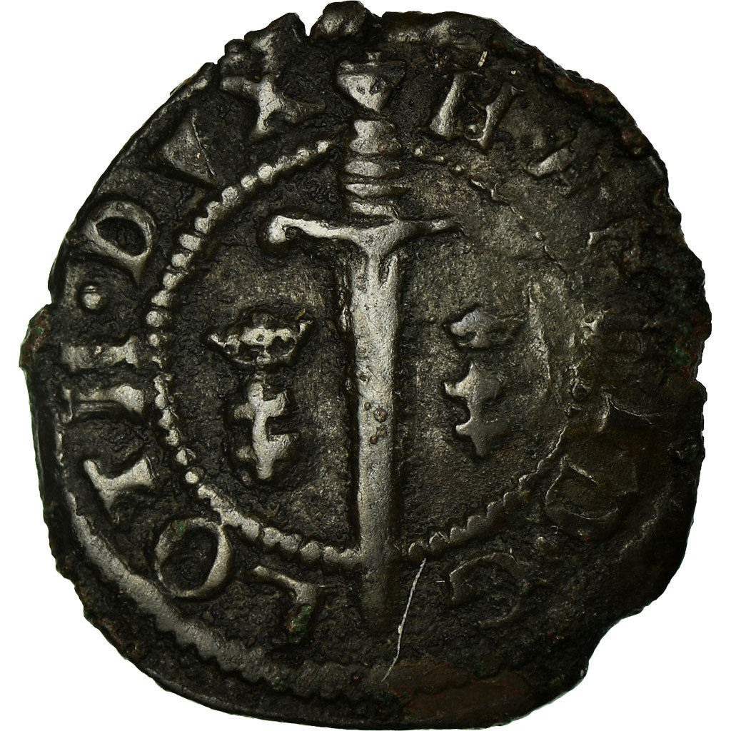 Coin, German States, LORRAINE, Heinrich, 2 Denier, Nancy, VF(30-35), Silver