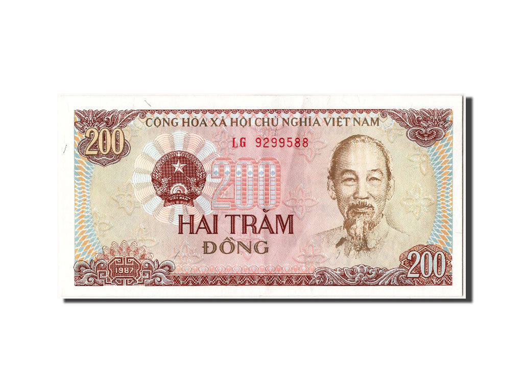 Banknot, Wiet Nam, 200 Dông, 1987, UNC(60-62)