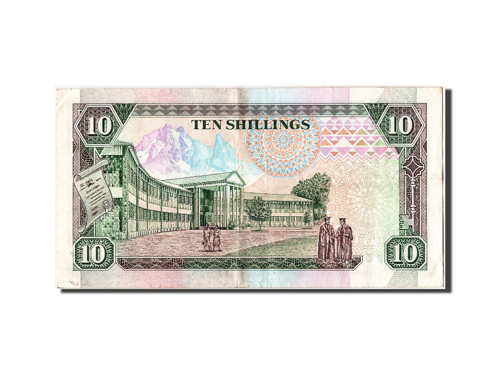 Billet, Kenya, 10 Shillings, 1992, 1992-01-02, TTB+