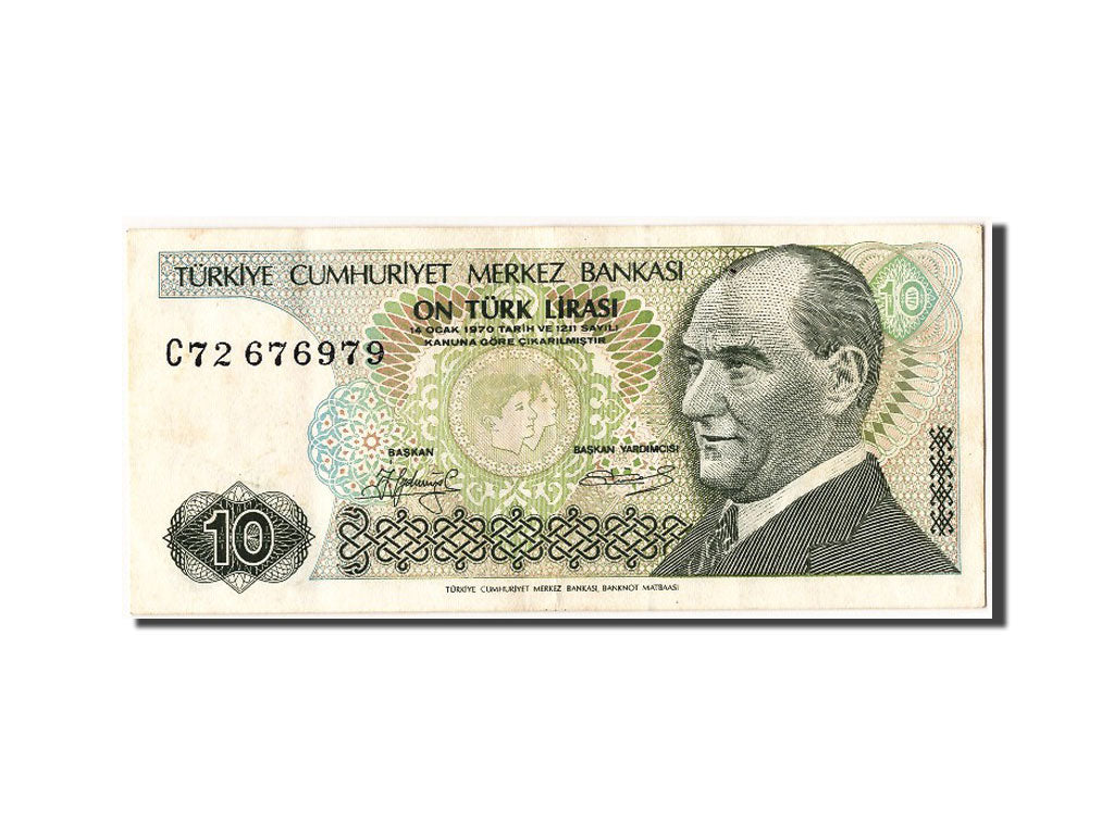 Billet, Turquie, 10 Lira, SUP