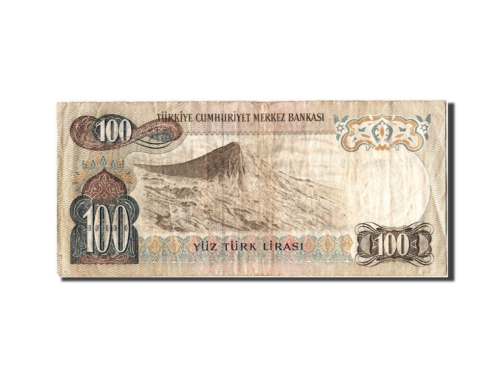 Banconote, Turchia, 100 Lira, MB+