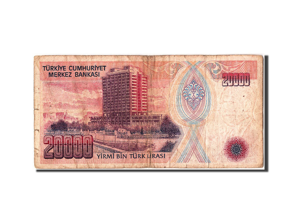 Billet, Turquie, 20,000 Lira, B+