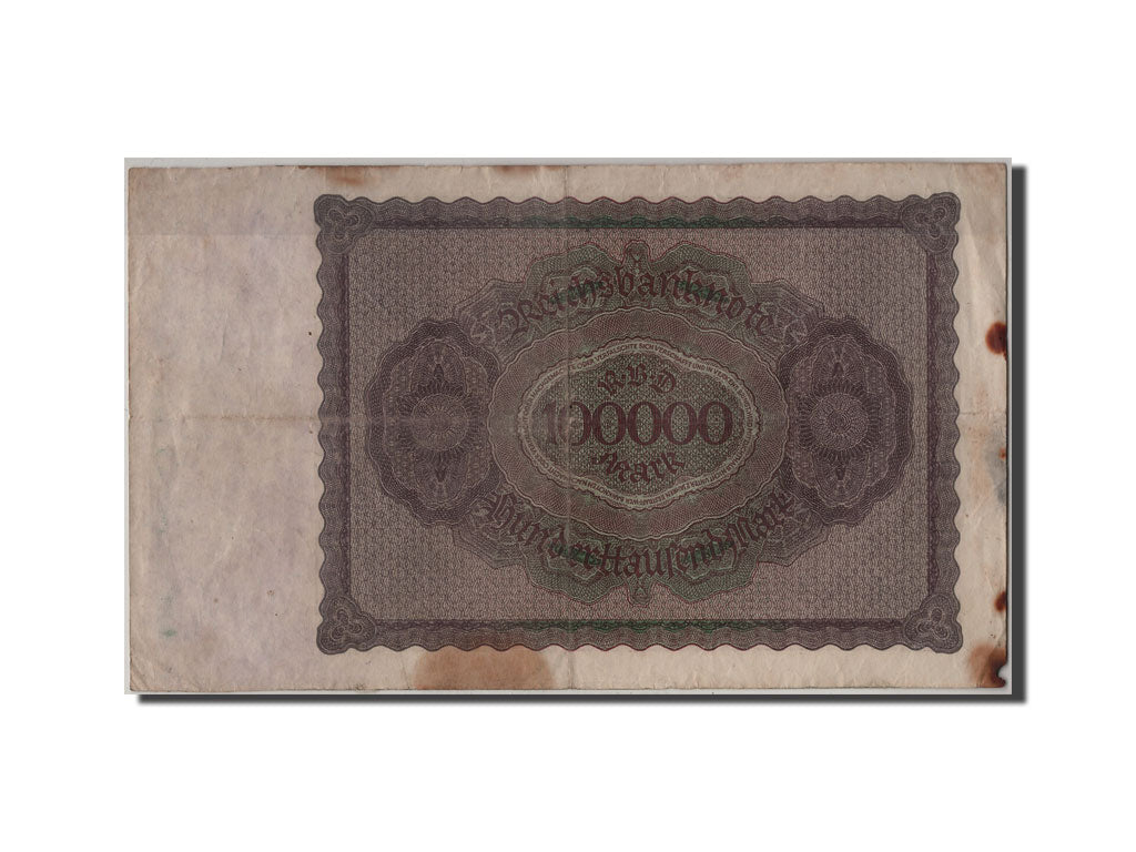 Billete, 100,000 Mark, 1923, Alemania, 1923-02-01, RC+
