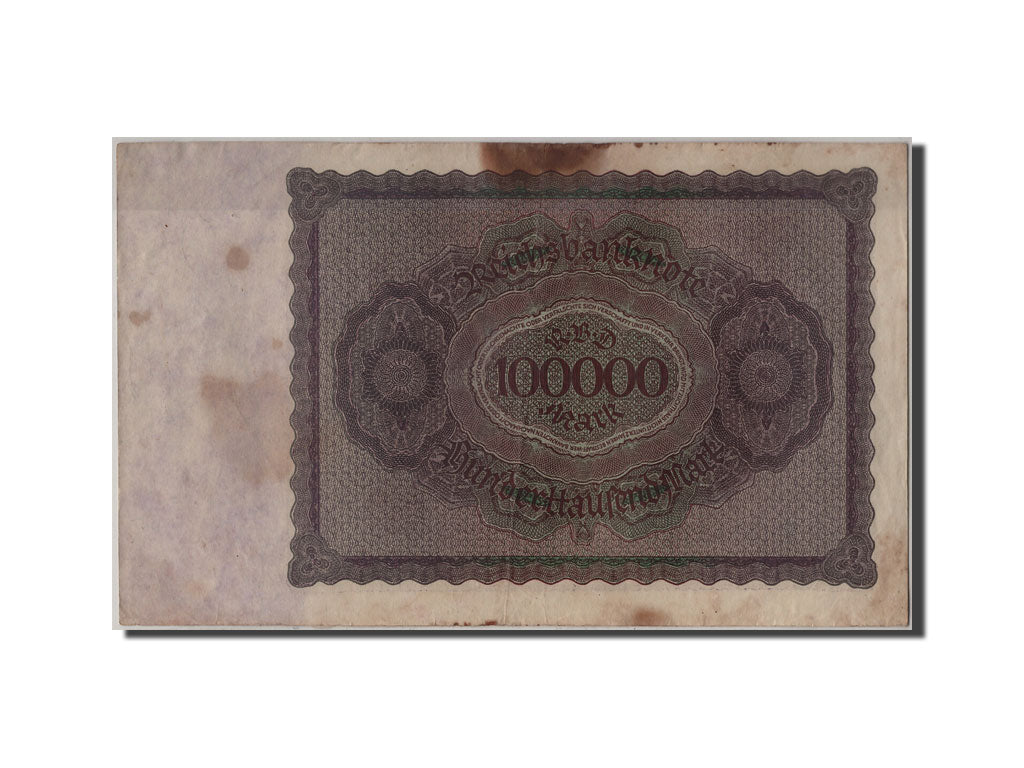 Billete, 100,000 Mark, 1923, Alemania, 1923-02-01, BC