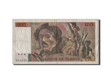 Banknot, Francja, 100 Francs, Delacroix, 1994, VF(30-35), Fayette:69ter.1b