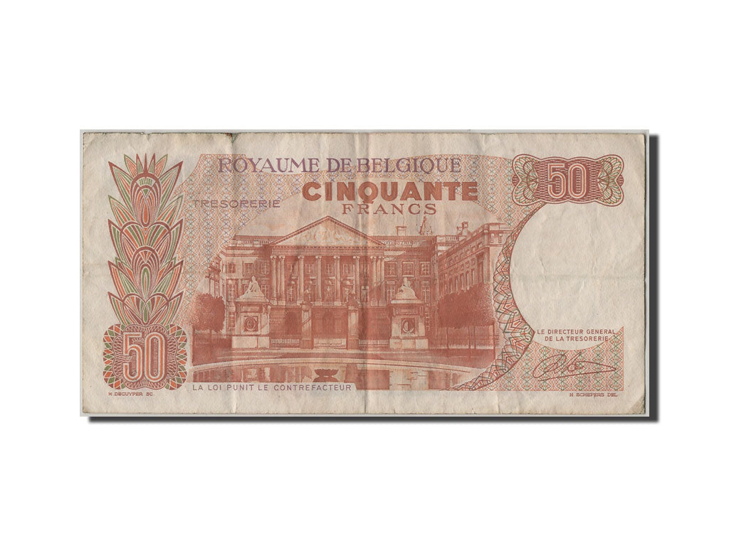 Biljet, België, 50 Francs, 1966, 1966-05-16, TB