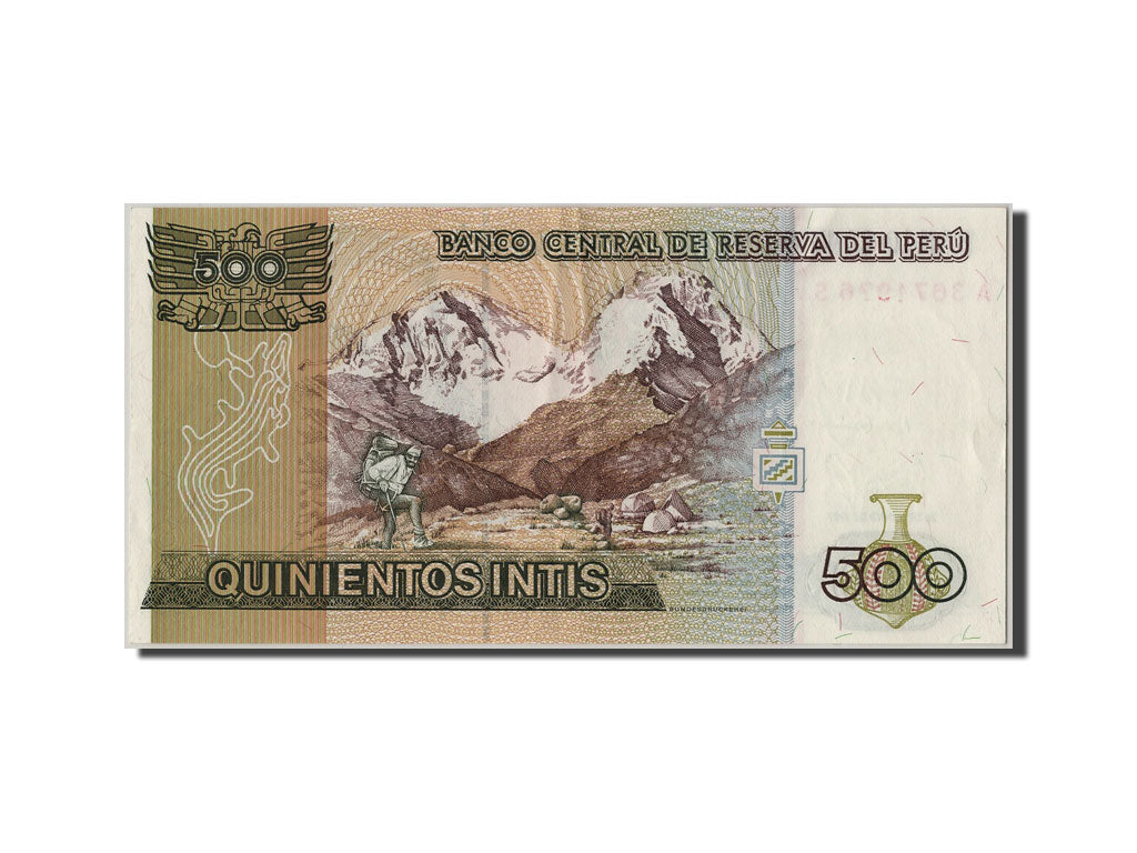 Peru, 500 Intis, 1987, 1987-06-26, AU(55-58)