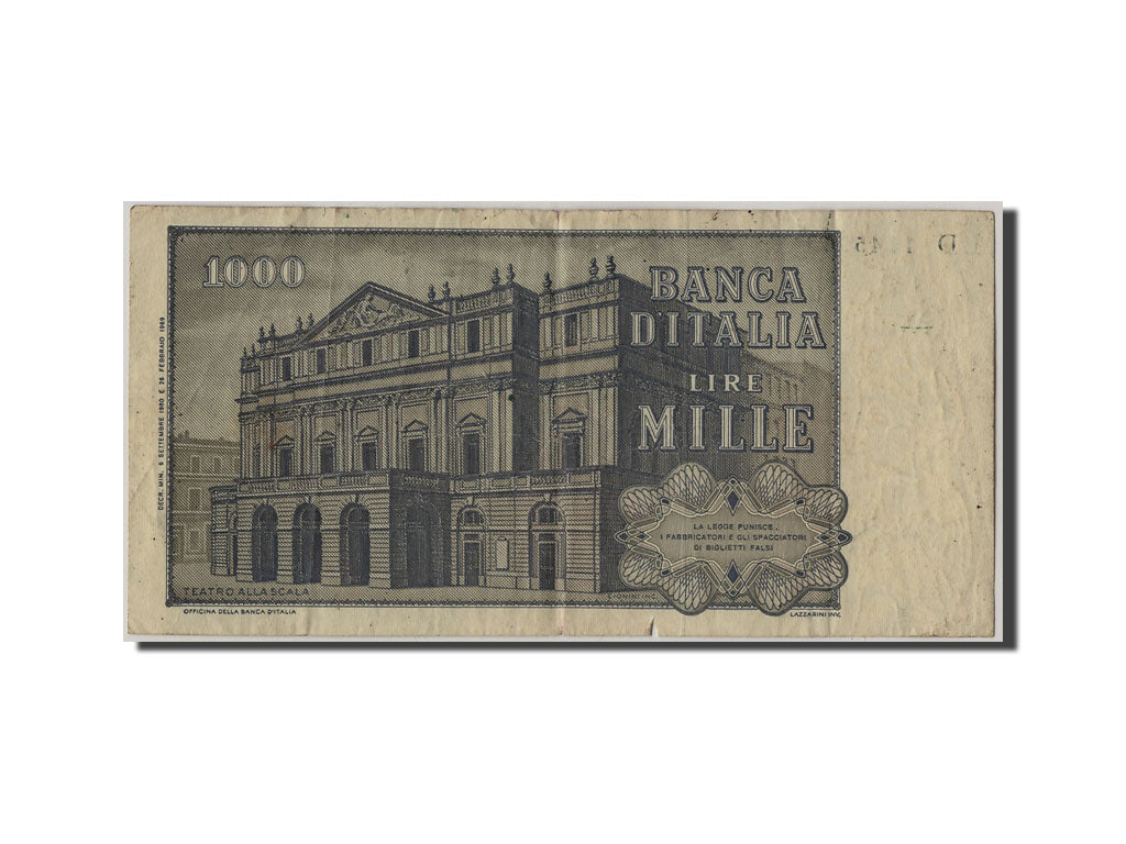 Banknote, Italy, 1000 Lire, 1980, 1980-09-06, VF(20-25)