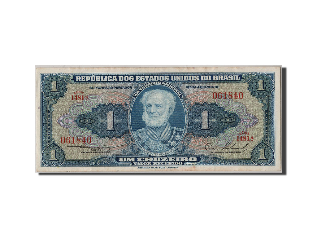Billete, 1 Cruzeiro, Brasil, MBC+