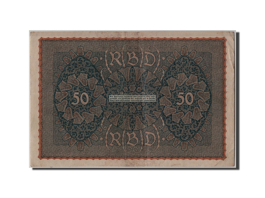 Billete, 50 Mark, 1919, Alemania, 1919-06-24, MBC+