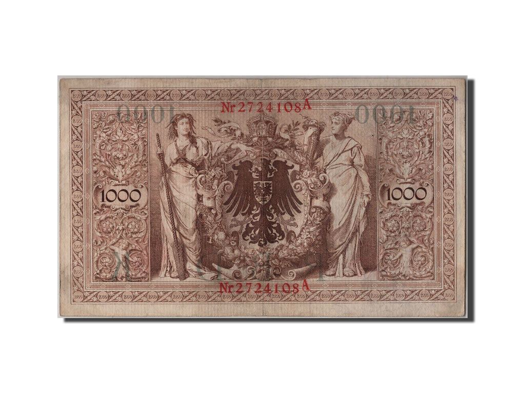 Billete, 1000 Mark, 1910, Alemania, 1910-04-21, MBC