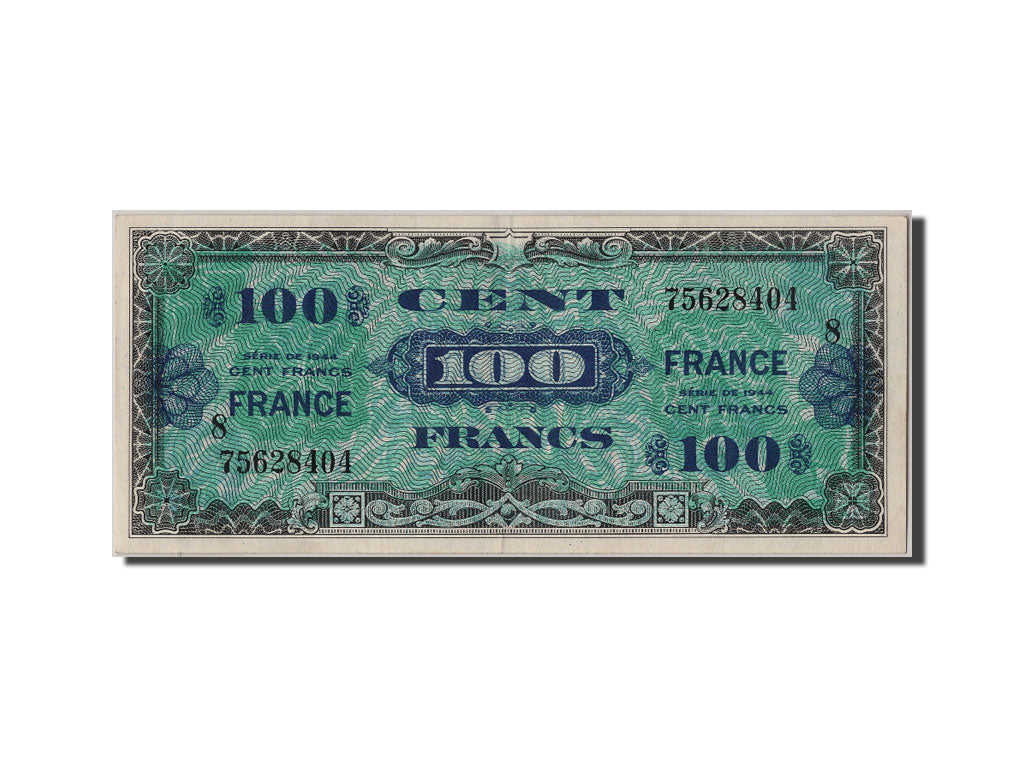 Billete, Francia, 100 Francs, 1945 Verso France, 1945, 1945-06-04, EBC