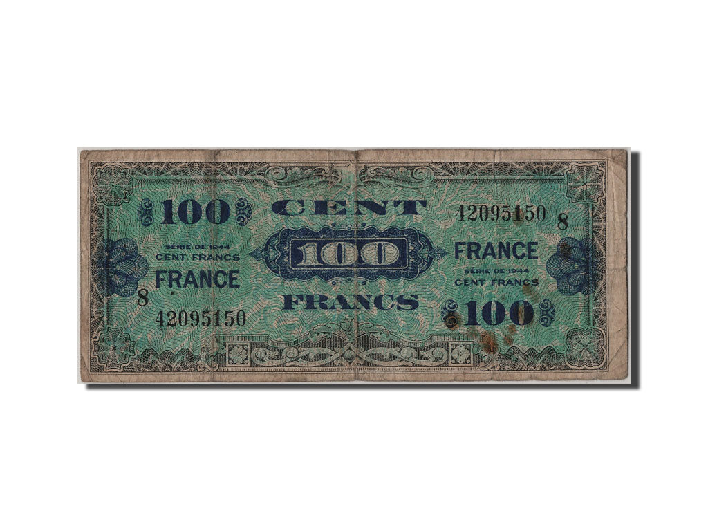 Billete, Francia, 100 Francs, 1945 Verso France, 1945, 1945-06-04, RC+