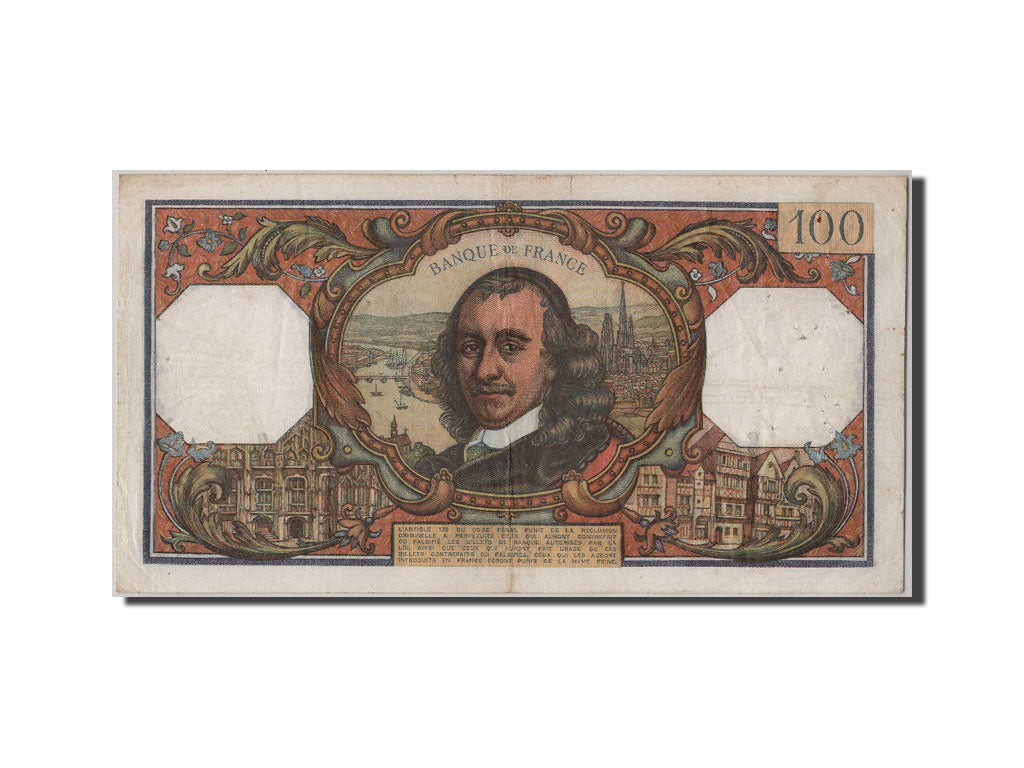 Billet, France, 100 Francs, 100 F 1964-1979 ''Corneille'', 1970, 1970-02-05