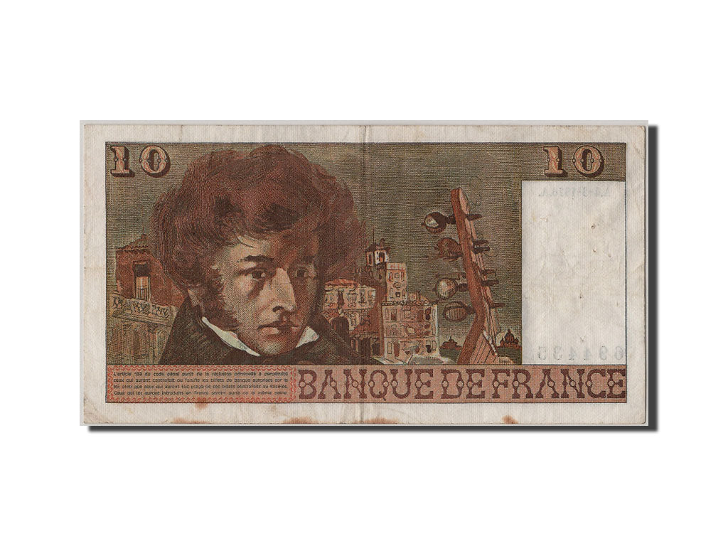 Biljet, Frankrijk, 10 Francs, 10 F 1972-1978 ''Berlioz'', 1976, 1976-03-04, TB+