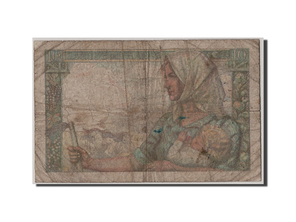 Banknote, France, 10 Francs, 10 F 1941-1949 ''Mineur'', 1946, 1946-09-26