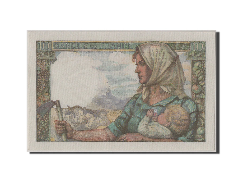 Billet, France, 10 Francs, 10 F 1941-1949 ''Mineur'', 1943, 1943-03-25, NEUF