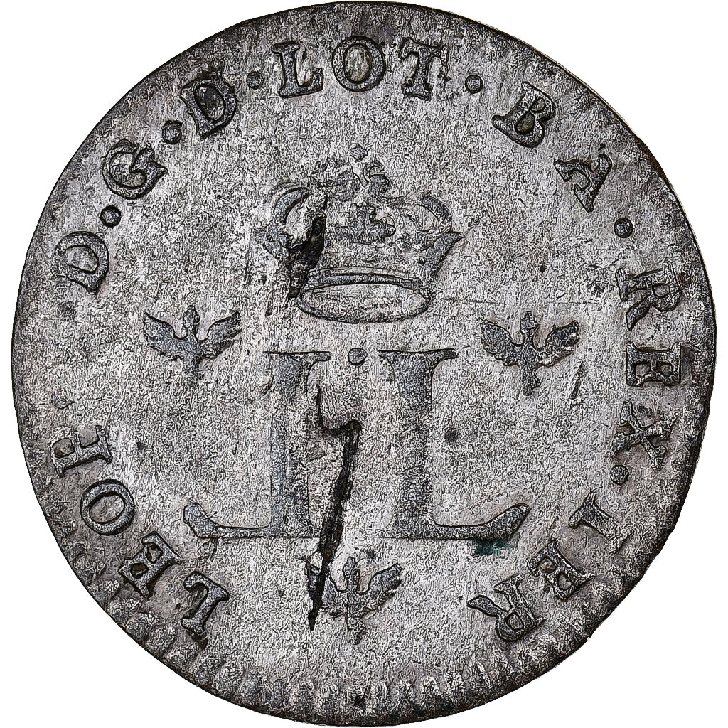 Duchy of Lorraine, Leopold I, 30 Deniers, 1710-1720, Nancy, Silver, VF(30-35)