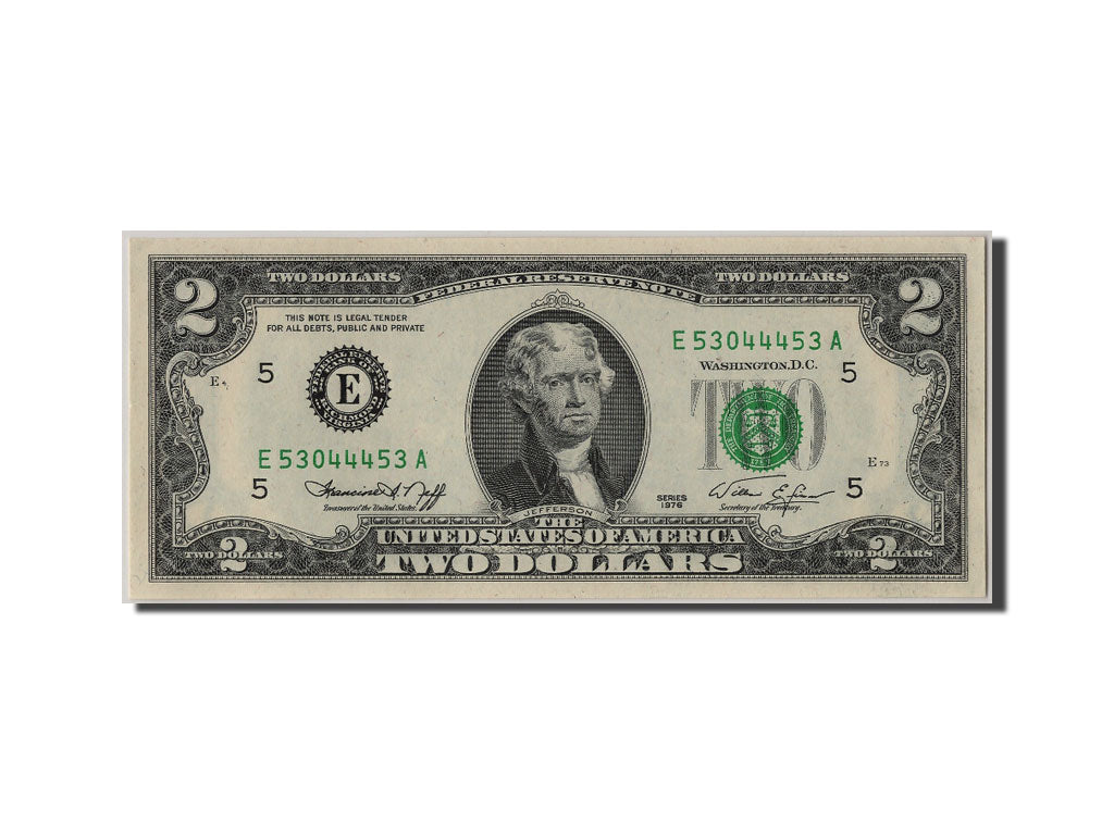 Banconote, Stati Uniti, Two Dollars, 1976, FDS