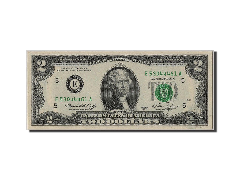 Biljet, Verenigde Staten, Two Dollars, 1976, NIEUW