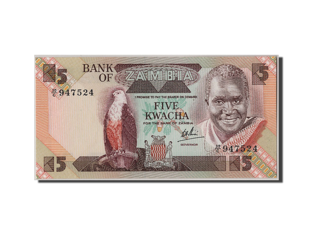 Banknote, Zambia, 5 Kwacha, UNC(65-70)