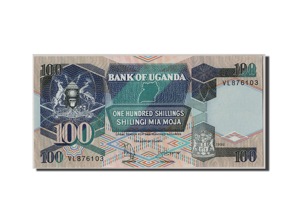 Banconote, Uganda, 100 Shillings, 1996, FDS
