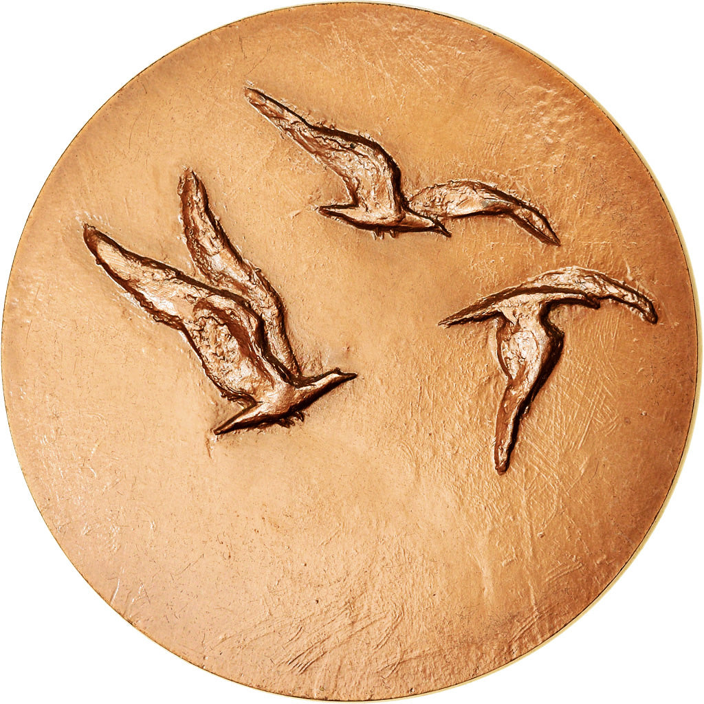 Frankrijk, Medaille, La voile, Sports & leisure, 1980, Hubert Yencesse, UNC-