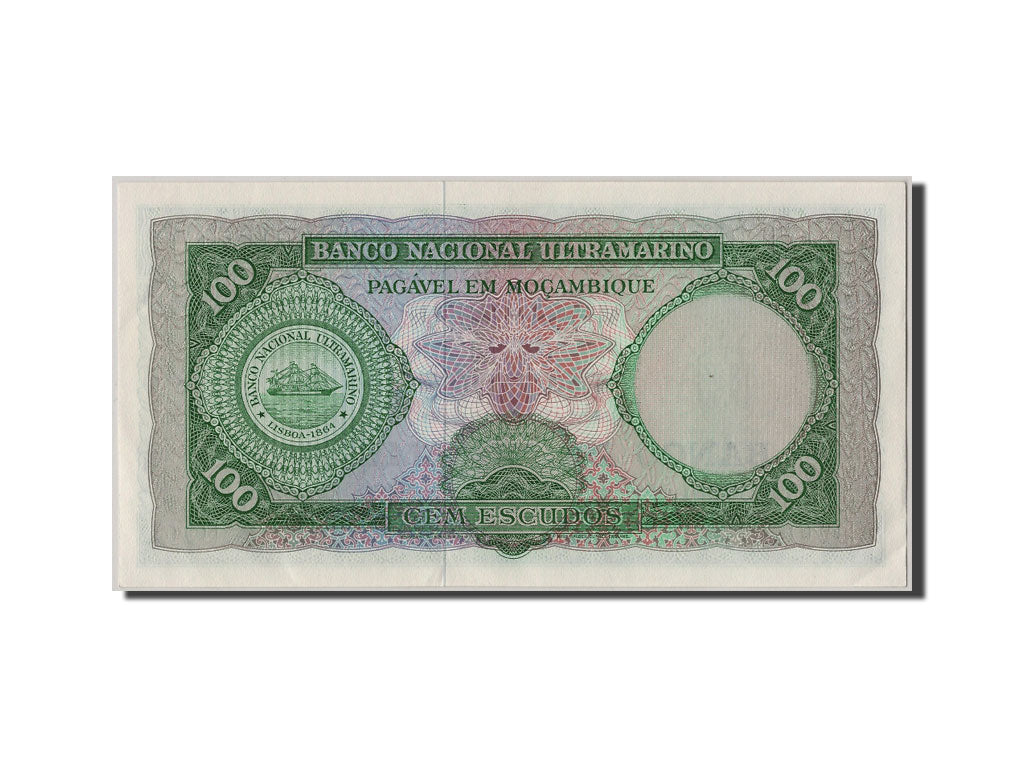 Banknot, Mozambik, 100 Escudos, 1961, 1961-03-27, UNC(60-62)