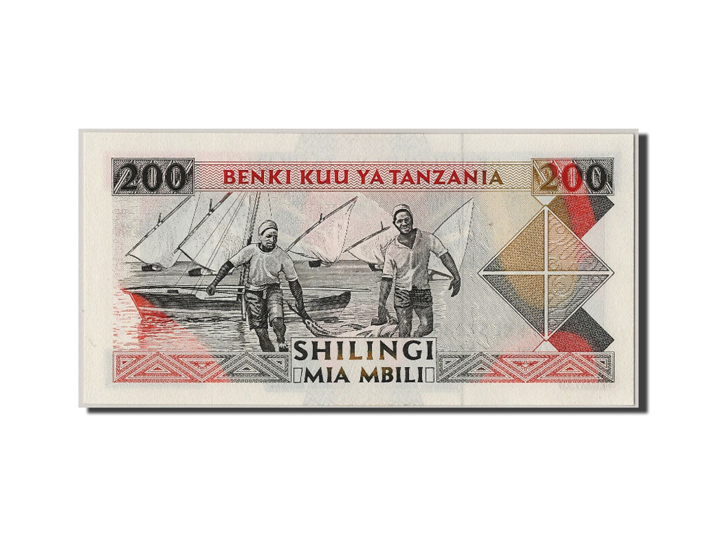 Billet, Tanzania, 200 Shilingi, NEUF