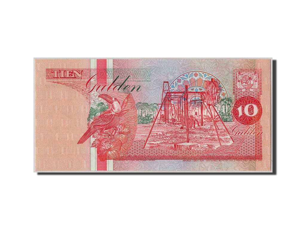 Billete, 10 Gulden, 1991, Surinam, 1991-07-09, UNC