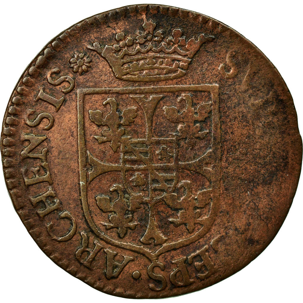 Coin, FRENCH STATES, NEVERS & RETHEL, 2 Liard, 1608, Charleville, VF(20-25)
