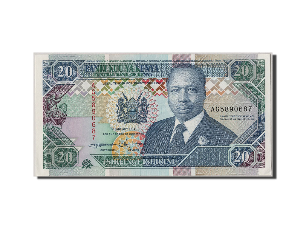 Billet, Kenya, 20 Shillings, 1994, 1994-01-01, NEUF