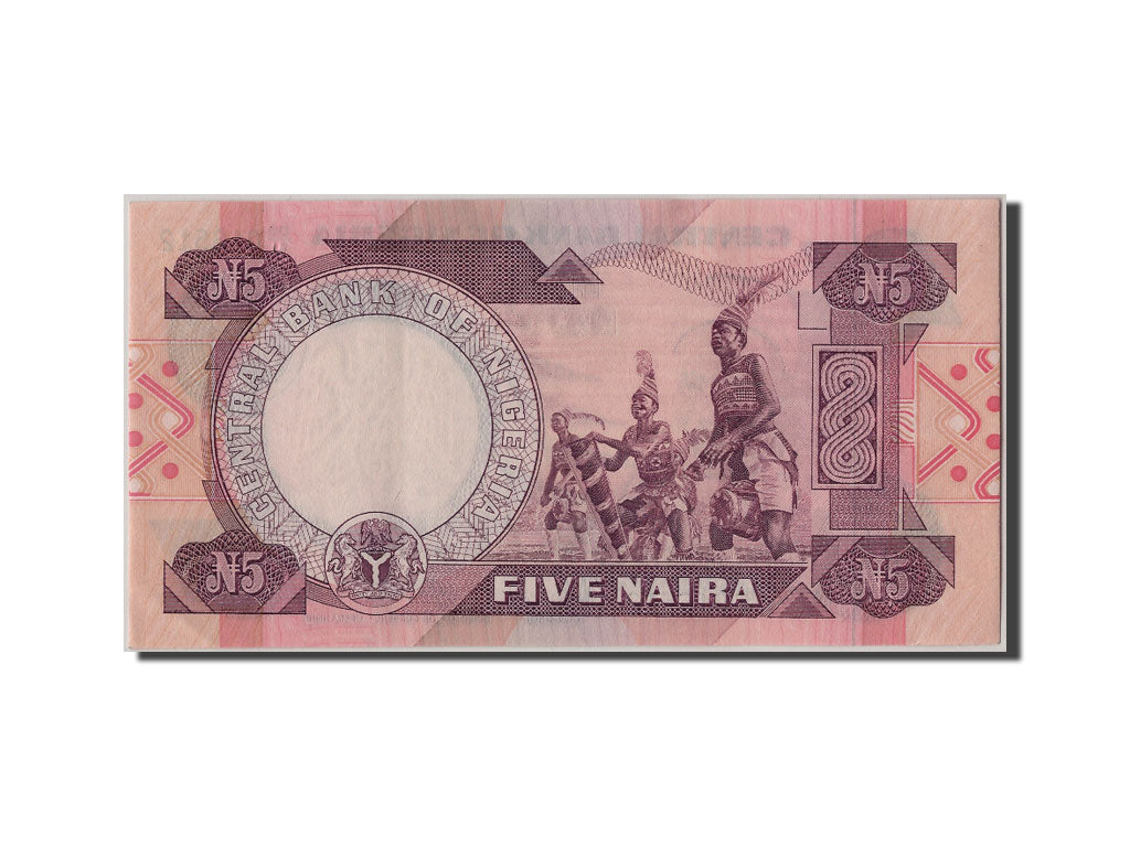Billete, 5 Naira, Nigeria, SC