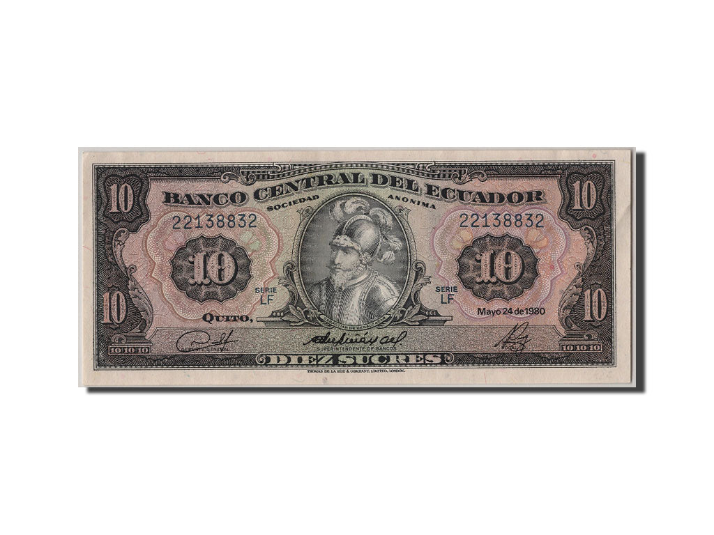 Billete, 10 Sucres, 1980, Ecuador, 1980-05-24, SC